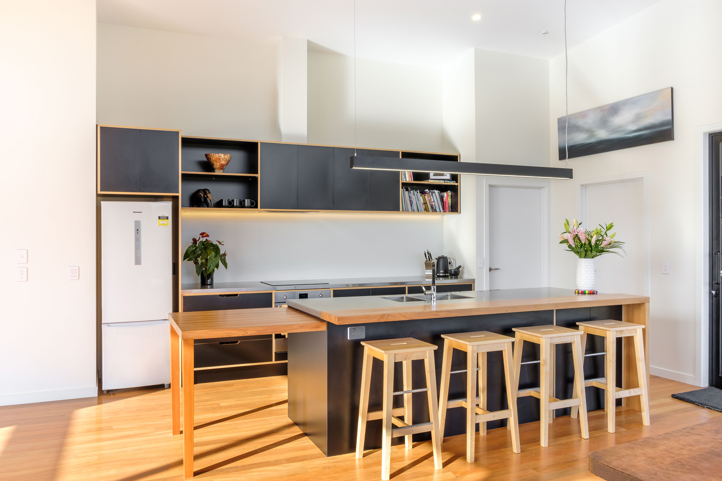Bold Black & Warm Timber image